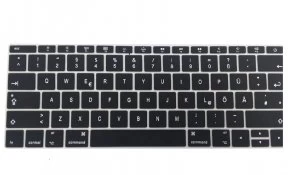 image of Generic German DE Keyboard Cover For US Macbook 12 and Macbook Pro 2017 No touch bar