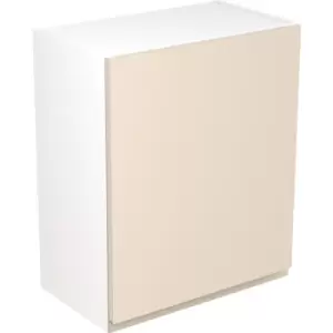 Image of Kitchen Kit Flatpack J-Pull Kitchen Cabinet Wall Unit Super Gloss 600mm in Cashmere MFC