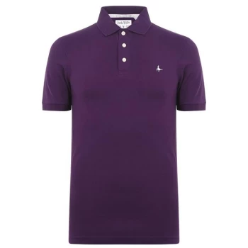 image of Jack Wills Eaton Stretch Polo - Amethyst