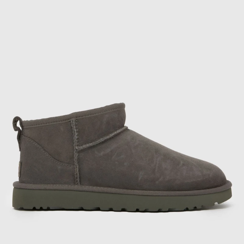 Image of UGG Classic Ultra Mini II Boots in Grey Grey UK 4 (EU 37)