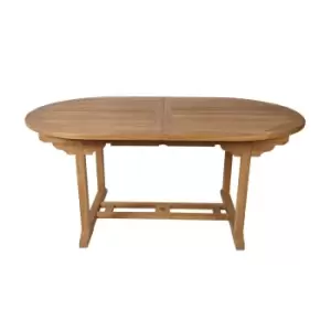 Image of Walkham Teak Walkham Olive Teak Outdoor Garden Extendable Table