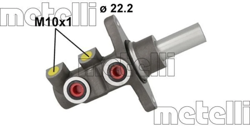 Image of METELLI Brake master cylinder METELLI 05-1157