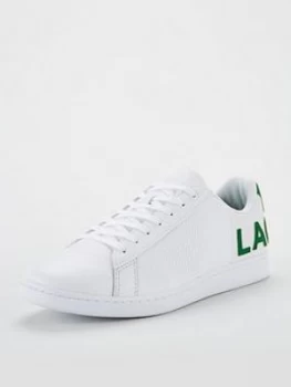 Image of Lacoste Carnaby Evo Leather Trainers - White