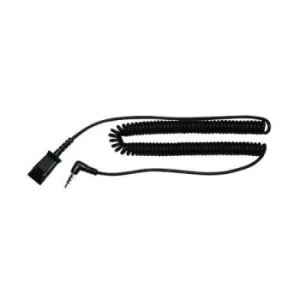 Image of JPL Quick Disconnect Cable 3.5mm 4 Pole Jack Apple Compatible Jack Black BL-07+P-A