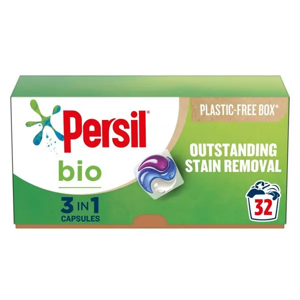 image of Persil 3-in-1 Bio Washing Capsules 32x Washes