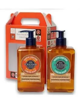 Image of L'Occitane Shea Citrus & Rosemary Liquid Soap Duo - Limited Edition