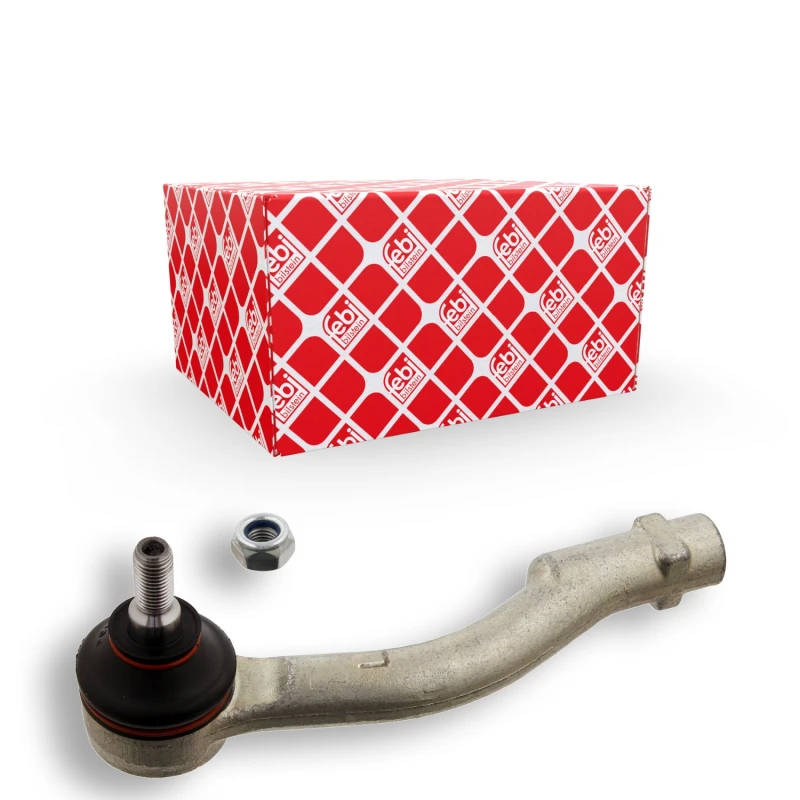 Image of FEBI BILSTEIN 29272 Track rod end Front Axle Left, with lock nut Cast Steel Tie Rod End (914)
