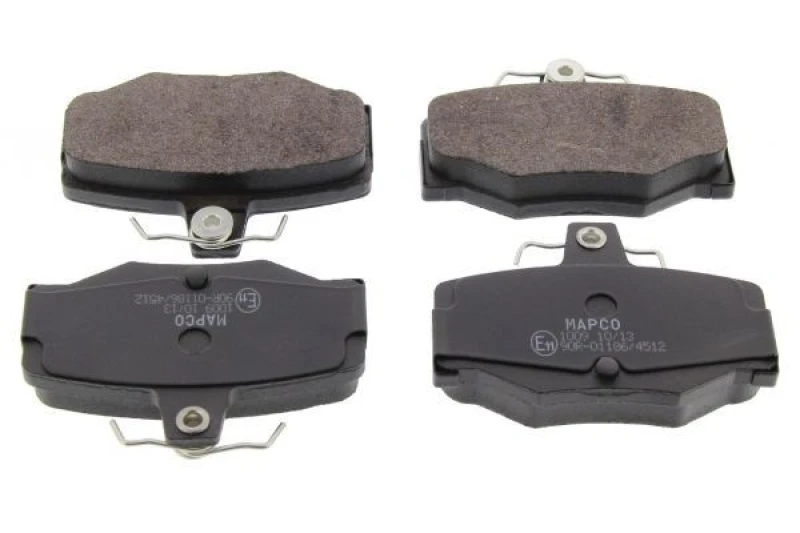 Image of MAPCO 6586 Brake pad set Rear Axle, with anti-squeak plate Brake Pad Set,disc brake (402)