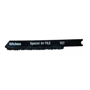 image of Wickes Universal Tungsten Carbide Jigsaw Blade for Tile Pack 5