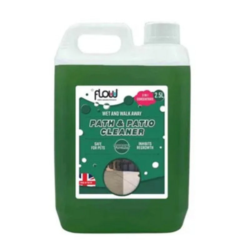 Image of Flowchem Flow Garden Path And Patio Cleaner, 2.5L, Wet And Walk Away Formula, Ph Neutral For Patio, Fencing, Driveways