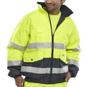 Image of BSeen XXXXL Bomber Jacket Saturn YellowNavy