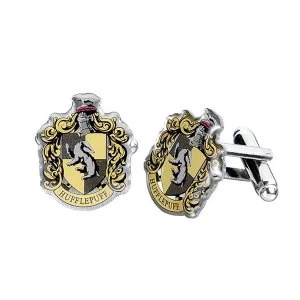 Image of Hufflepuff Crest Cufflinks
