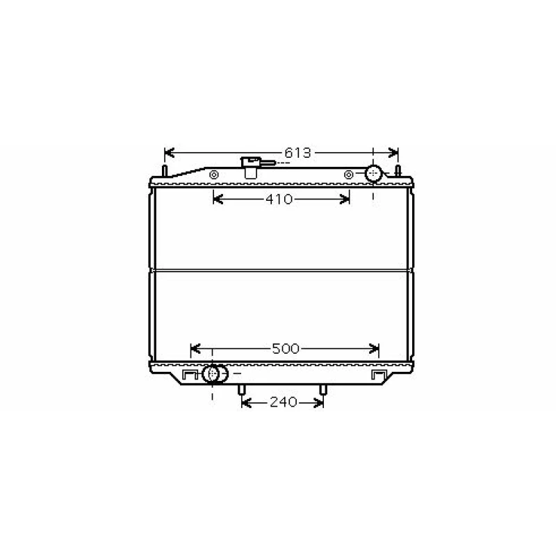 Image of Engine radiator DIEDERICHS DCM1853