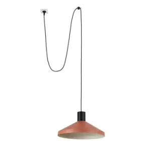 image of Kombo Terracotta Dome Pendant Lamp Ø400 With Plug 2700K