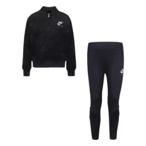 Image of Nike Air Velvet Tracksuit Infant Girls - Black
