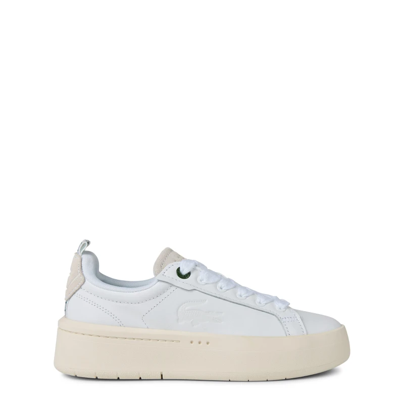Image of Lacoste Carnaby Platform Trainers - White White 3