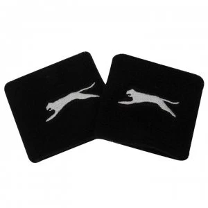 Image of Slazenger 2 Pack Wristbands - Black