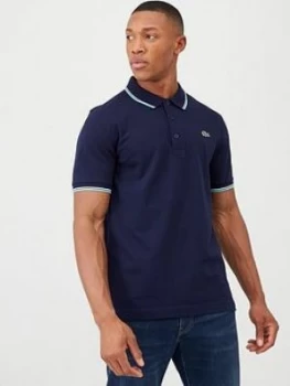 Lacoste Sports Sports Tipped Collar Polo Shirt - Navy