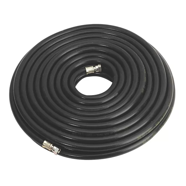 image of Genuine SEALEY AH20RX/38 Air Hose 20mtr x &#216;10mm with 1/4BSP Unions Heavy-Duty