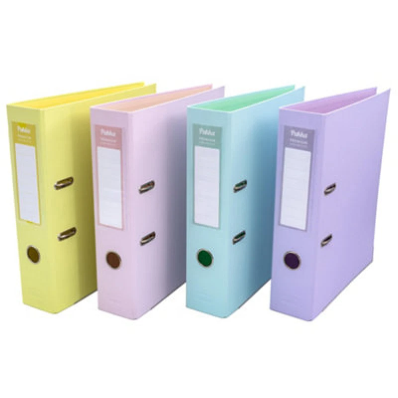 Image of Pukka Pad Premium Lever Arch File Assorted Pastel (4 Pack) 9723AST-PFF