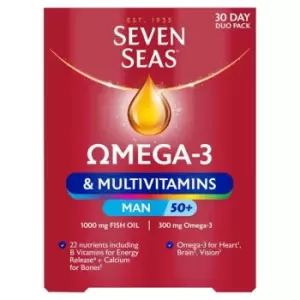 Image of Seven Seas Omega-3 & Multivitamins Man 50+