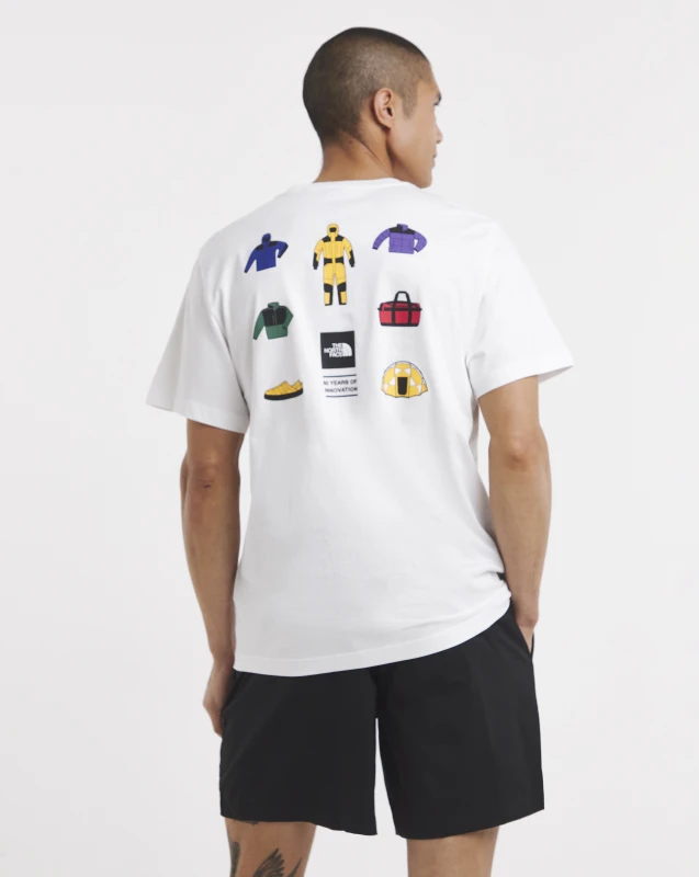 Image of The North Face The North Face Icon Celebration T-Shirt White - The North Face - Size: S White Male S NF03801
