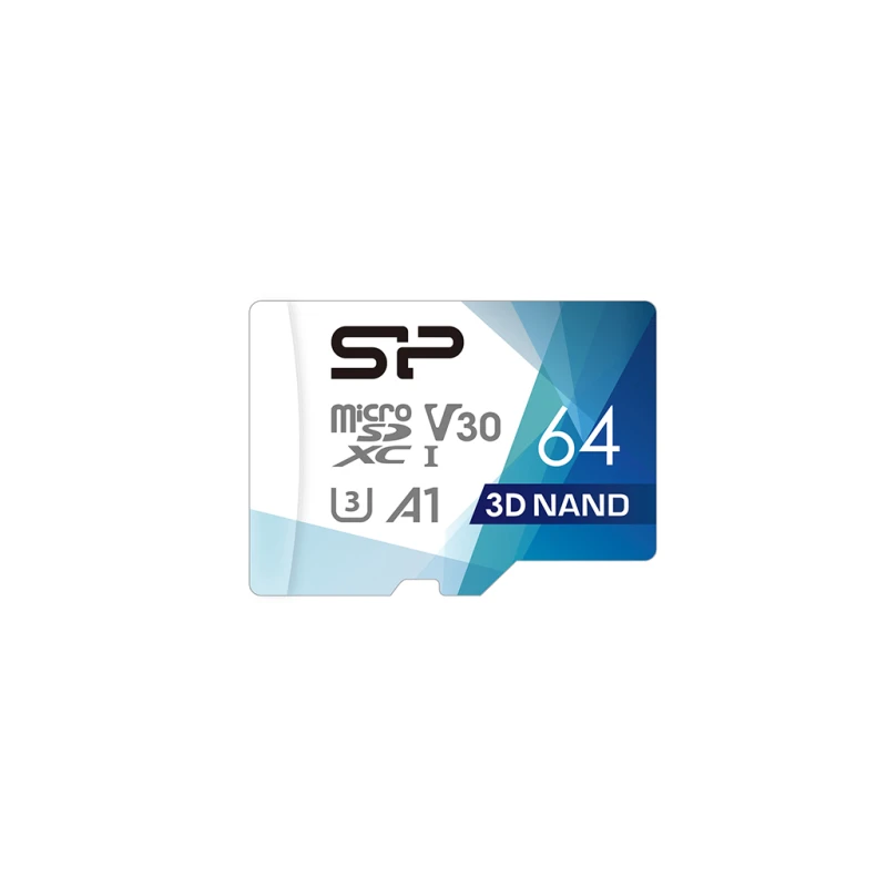 Image of Silicon Power Superior Pro 64GB MicroSDXC UHS-III Class 10