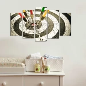Image of 5M-51 Multicolor Decorative MDF Painting (5 Pieces)