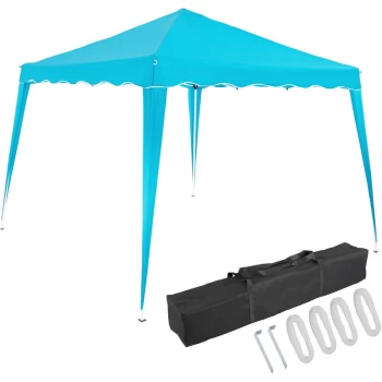 Image of Deuba - Pavilion 3x3m UV Protection 50+ Waterproof Foldable incl. Bag Folding Pavilion Capri Party Tent Garden Pop Up Tent Light Blue