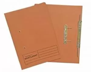 ValueX Transfer Springfile Foolscap Orange (Pack 25)