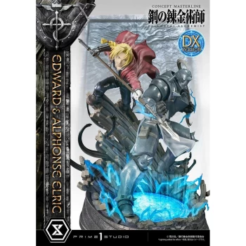 Image of Prime 1 Studio Fullmetal Alchemist Concept Masterline Statue - Edward and Alphonse Elric (Deluxe Version)