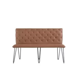 Image of Kettle Interiors Studded Back 1.4m Bench Tan