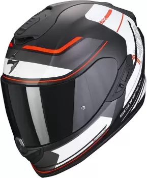 Image of Scorpion EXO 1400 Air Vittoria Helmet, black-white, Size 2XL, black-white, Size 2XL