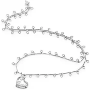 Ladies Guess Princess Silver Necklace