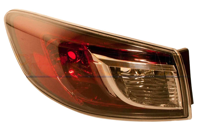Image of PRASCO MZ3304154 Rear light TYC Outer section, Left Combination Rearlight (391)