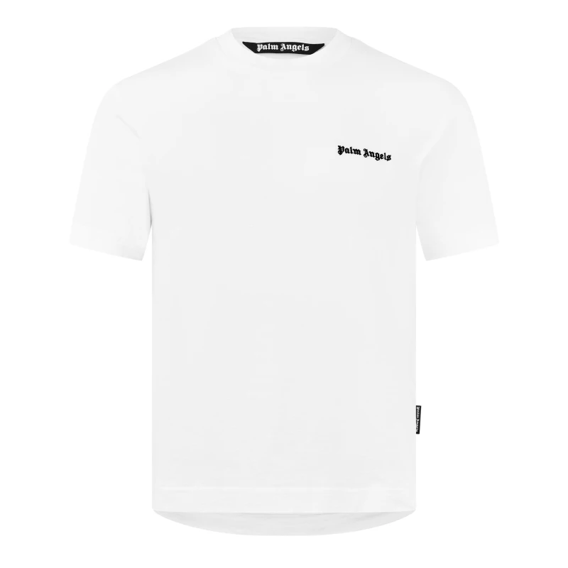 Image of Palm Angels Embroidered Logo T-Shirt Black male L