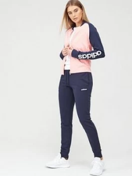 Image of adidas New Cotton Mark Tracksuit - Pink, Size XL, Women