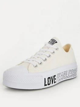 image of Converse Chuck Taylor All Star Love Canvas - Ivory