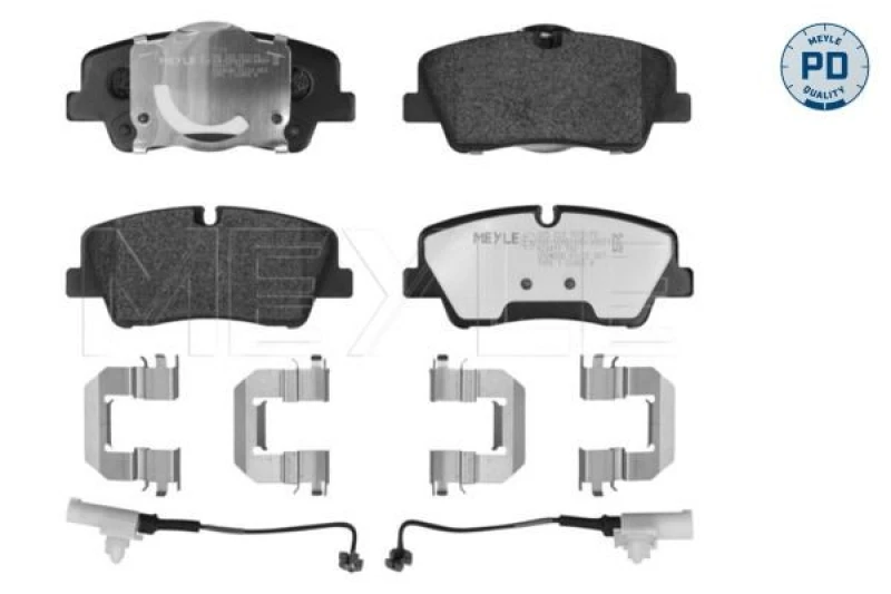 Image of Brake pad set MEYLE 025 223 7017/PD