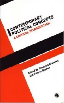 Image of Contemporary Political Concepts by Georgina Blakeley Paperback