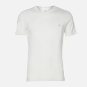 image of Calvin Klein Mens 2 Pack Crewneck T-Shirts - White/Black - L