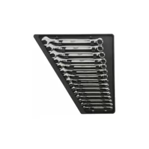Image of Milwaukee Hand Tools - Metric MAX BITE Combination Spanner Set 15 Piece
