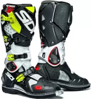 Image of Sidi Crossfire 2 Motocross Boots Black Yellow