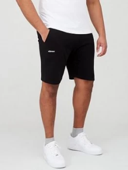 Image of Ellesse Plus Size Noli Shorts - Black, Size 4XL, Men