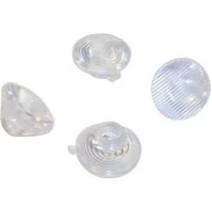 Image of LED optics Water clear Rippled Transparent 16 No. of LEDs ma