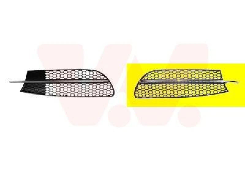 Image of VAN WEZEL Bumper grill VAN WEZEL 0147591