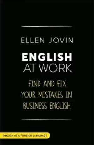 Image of English at work by Ellen Jovin