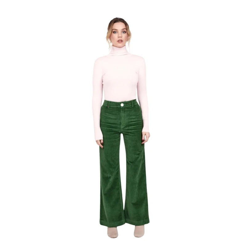 Image of F.A.M. Paris Womens jeans F.A.M. Paris Fauve Vert Female XL
