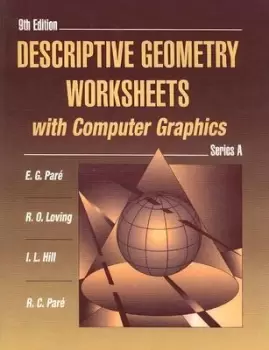 Image of A Descriptive Geometry Worksheets with Computer by Eugene G. Pare