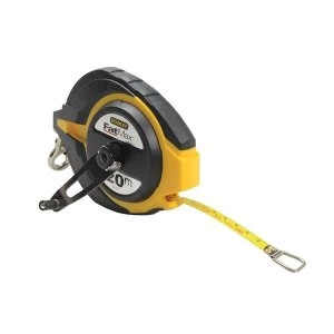 Image of Stanley Tools FatMax Closed Case Steel Long Tape 20m (Width 10mm)